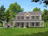 Plan 2330 Front View